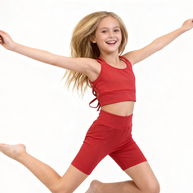 Toddler Tank Tops Girls and Dance Shorts Toddler Sleeveless Yoga Set