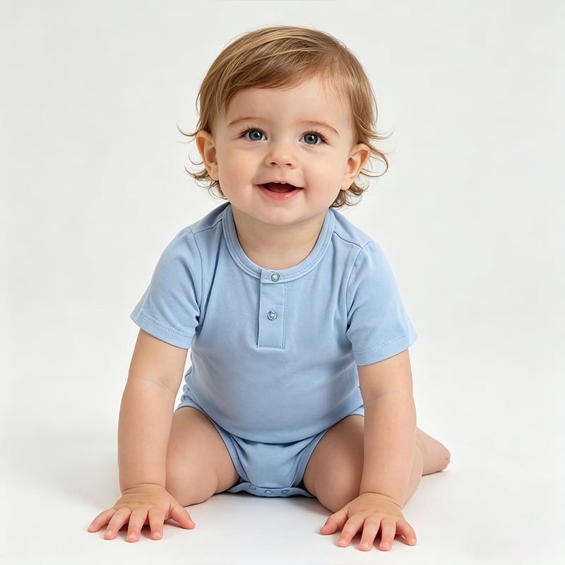 Wholesale Summer Short Sleeve Kids Onesies New Born Baby Romper 