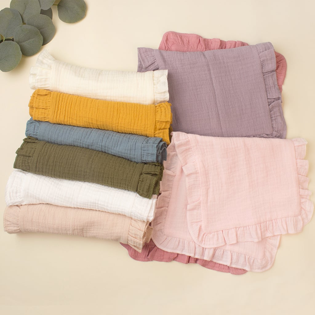 Muslin Burp Cloths for Baby100% Organic Cotton Baby Washcloths for Boys Girls