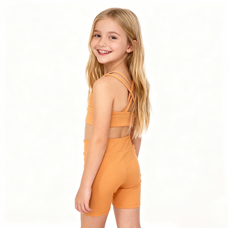 Toddler Tank Tops Girls and Dance Shorts Toddler Sleeveless Yoga Set