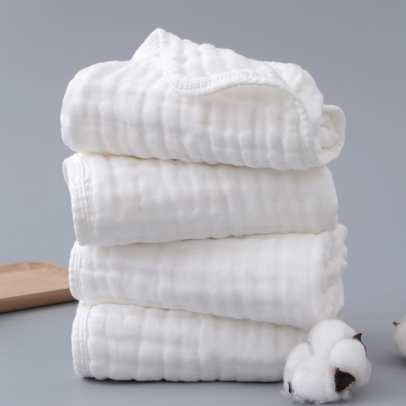 Muslin Burp Cloths 100% Cotton Baby Burp Cloths Soft, Absorbent for Girls and Boys