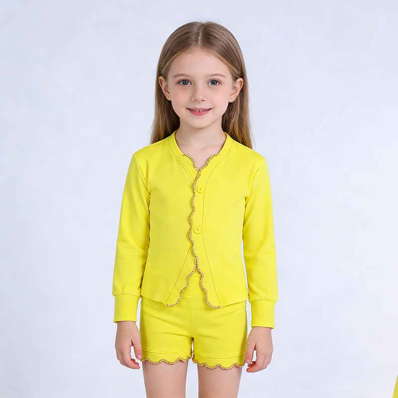 High Quality Kids Clothes Kid Yoga Set Available in Different Colors Yoga Set