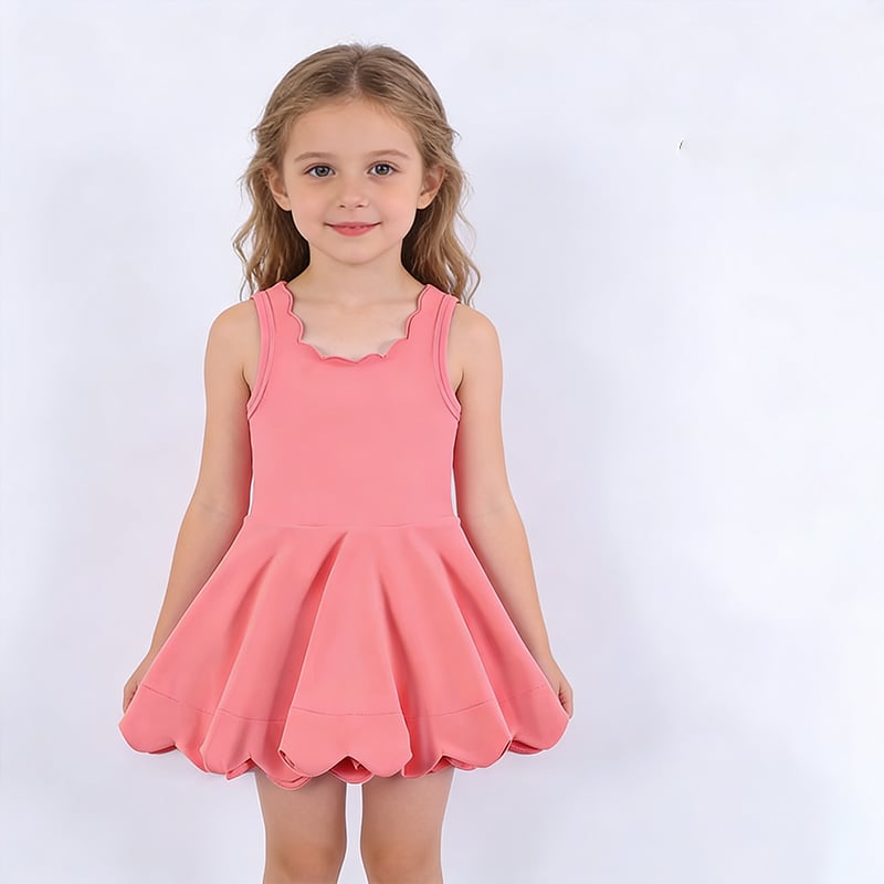 New Arrival Children Athletic Boutique Clothing Set Summer Girls Yoga Dress