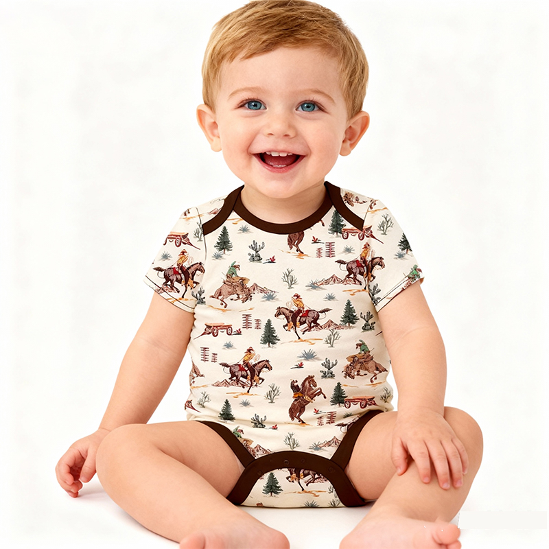 Baby Boys Girls Sleeveless Onesies Bodysuit