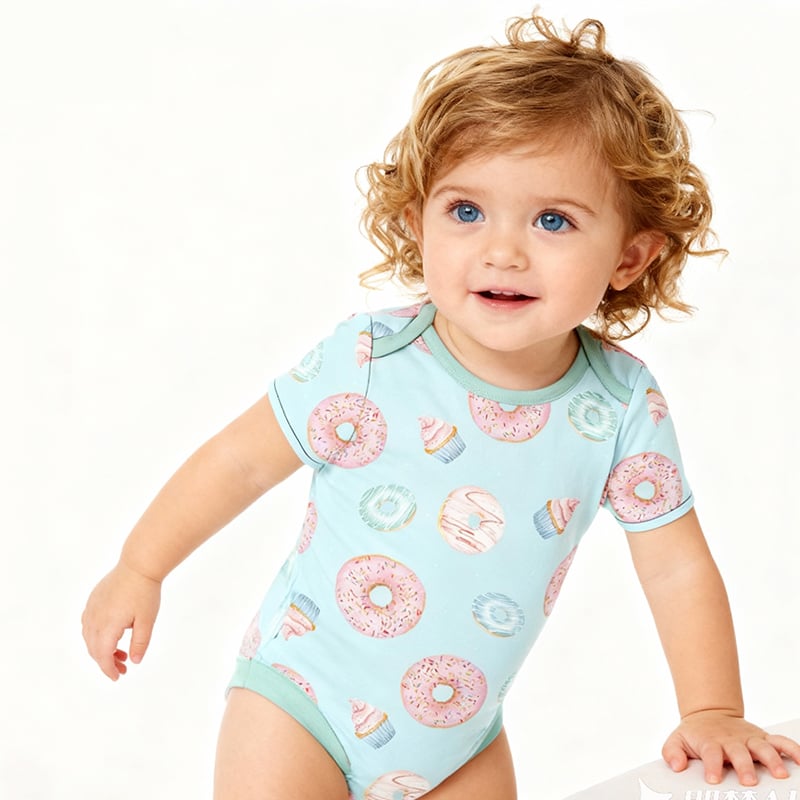 Baby Boys Girls Sleeveless Onesies Bodysuit