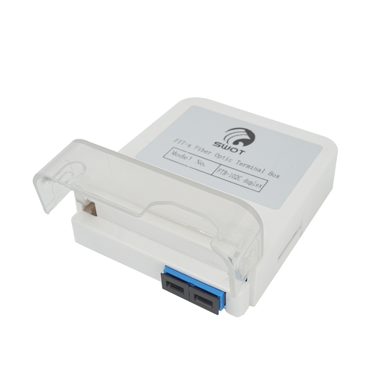 FTB-102C-D FTTH Faceplate terminal box