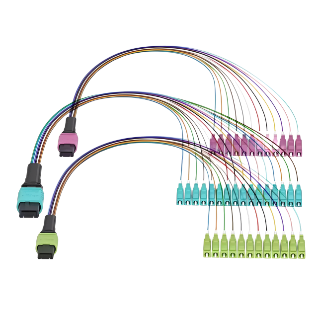 MPO To LC Harness Cable - For MPO Cassette And Modular Systems