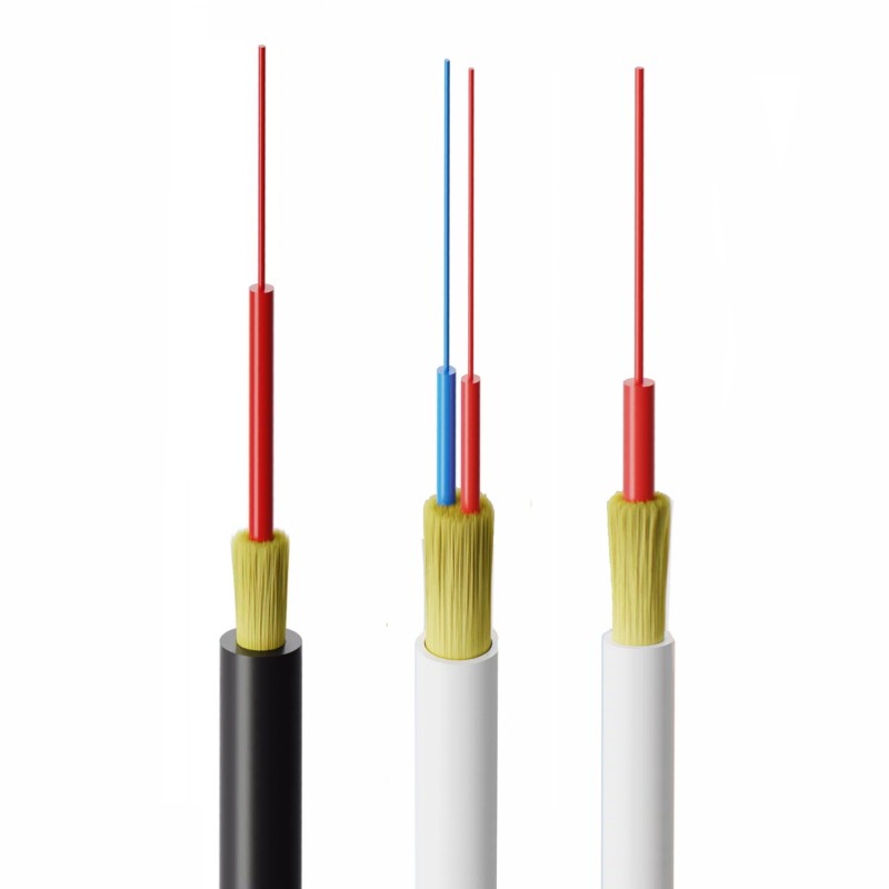 Indoor Fiber Optic Drop Cable GYFJU