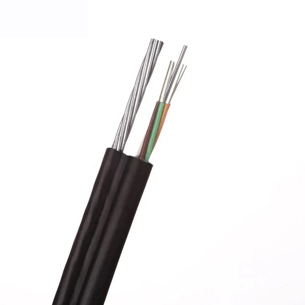 GYTC8Y Best Aerial Outdoor Fiber Optic Cable 24 Cores G652D Self-supporting Figure 8 Jacket PE