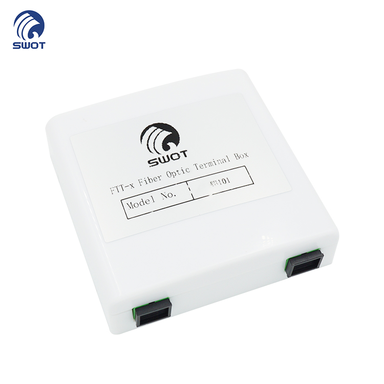 WB101 FTTH faceplate / Indoor termination box