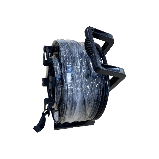 Portable LC LC 2 cores 5.0mm Armored Patch Cord with Reel