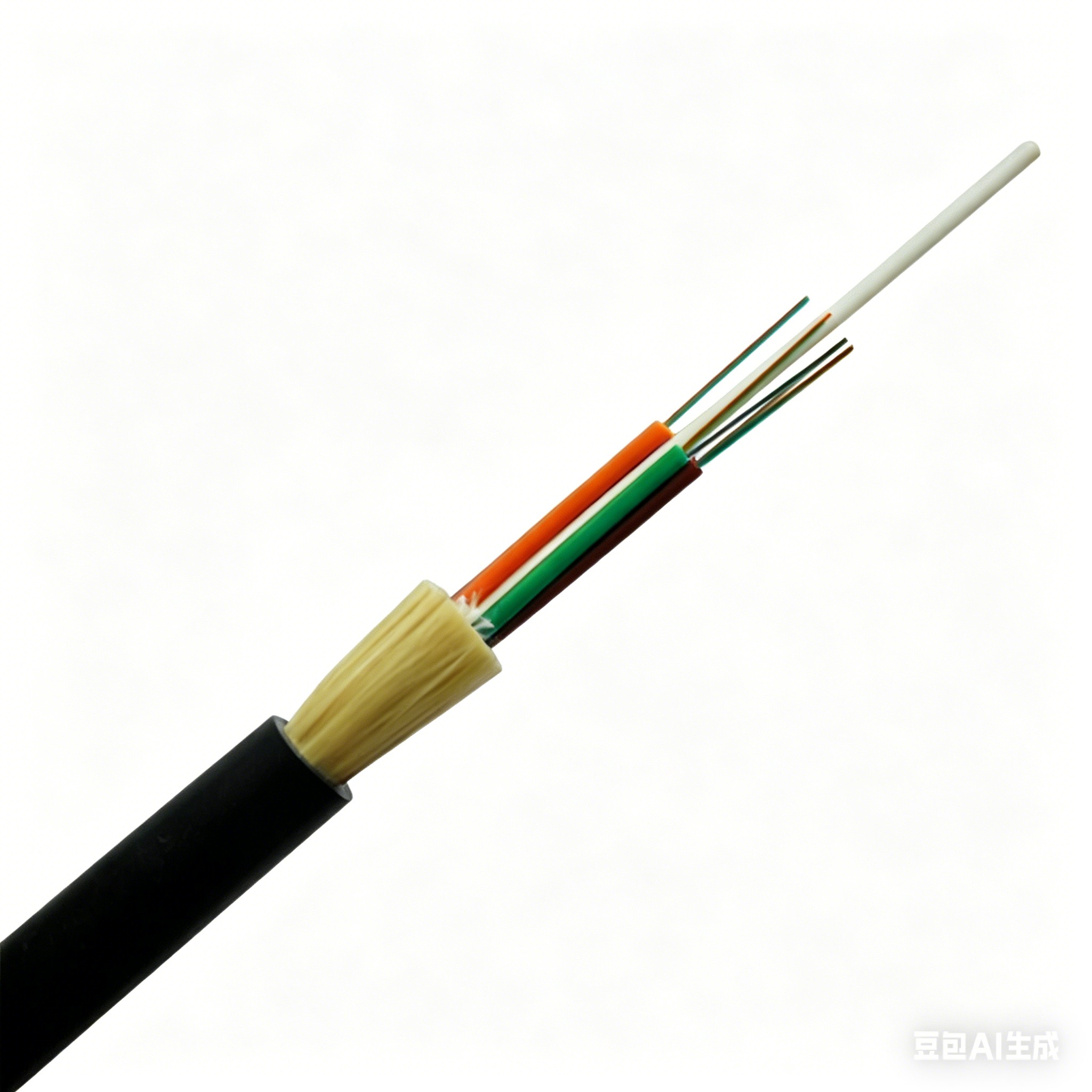 Outdoor Communication ADSS Cable-Single Jacket-100M SPAN