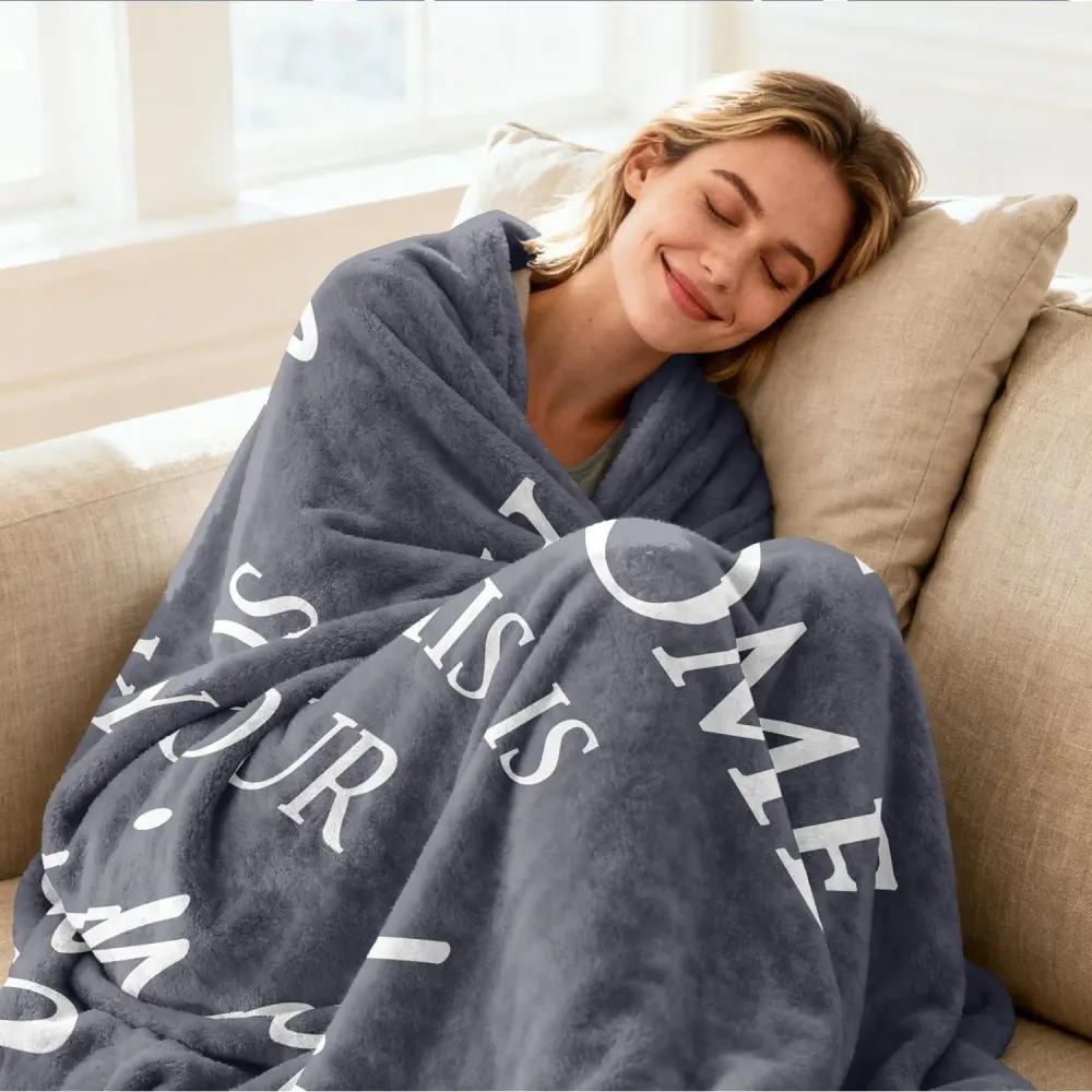 print flannel blanket