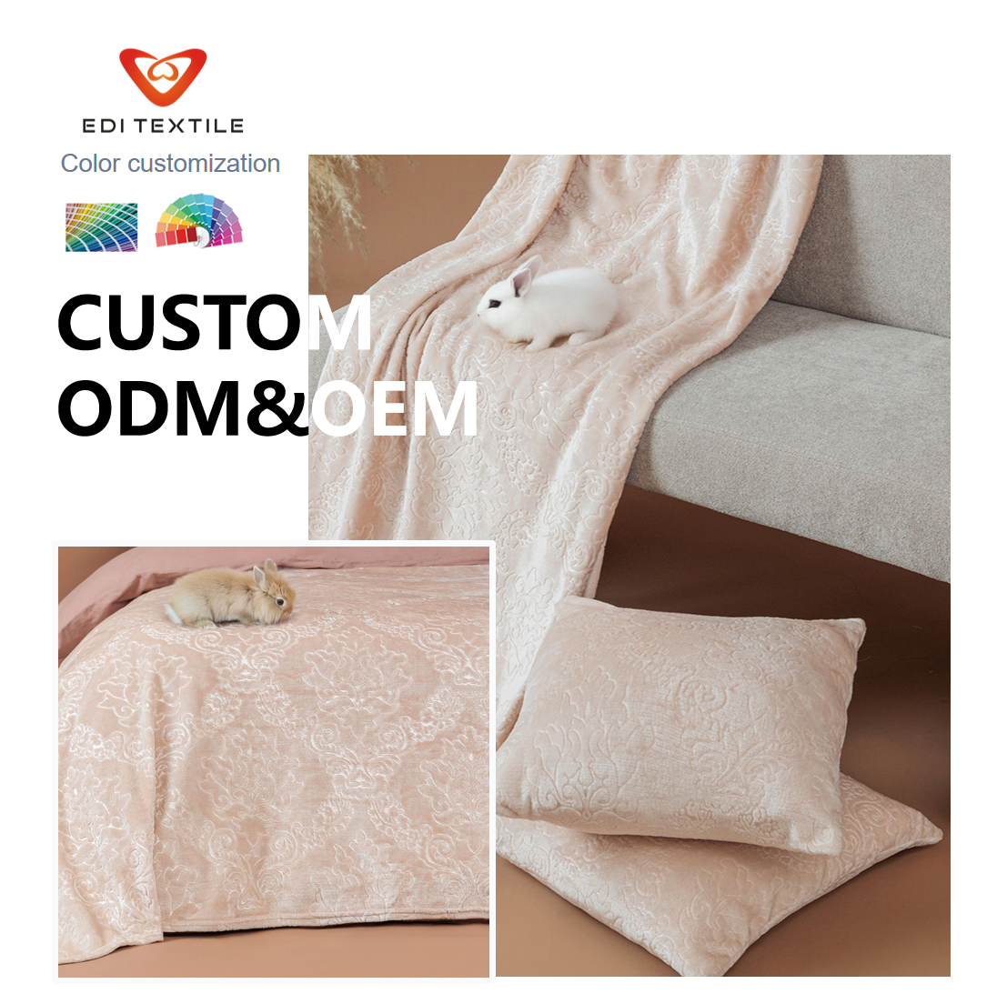 factory direct wholesale grey 2 in 1 flannel travel blanket with built in device pocket  luggage soft anti pilling compact foldable airplane throw blanket for business trip office nap camping-6