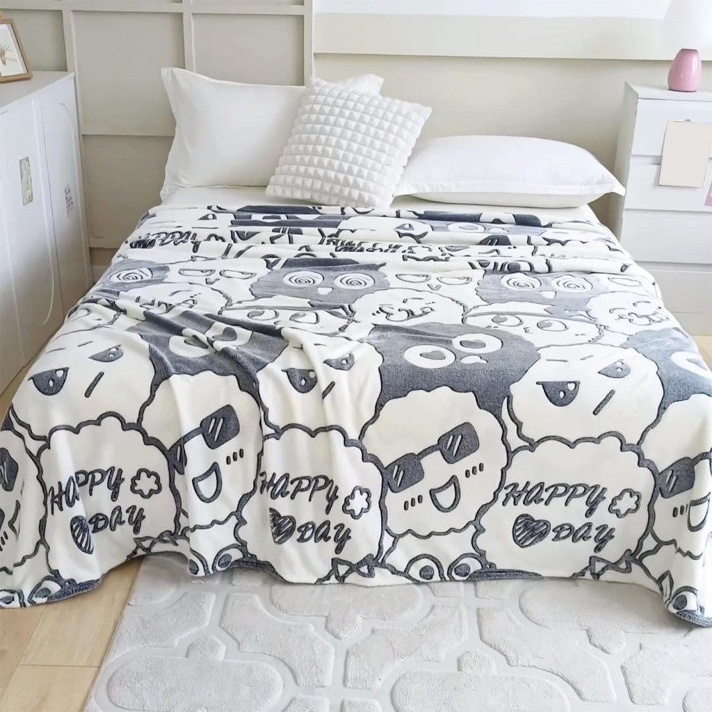 print flannel blanket