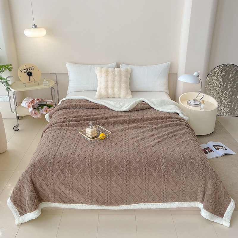 sherpa fleece blanket