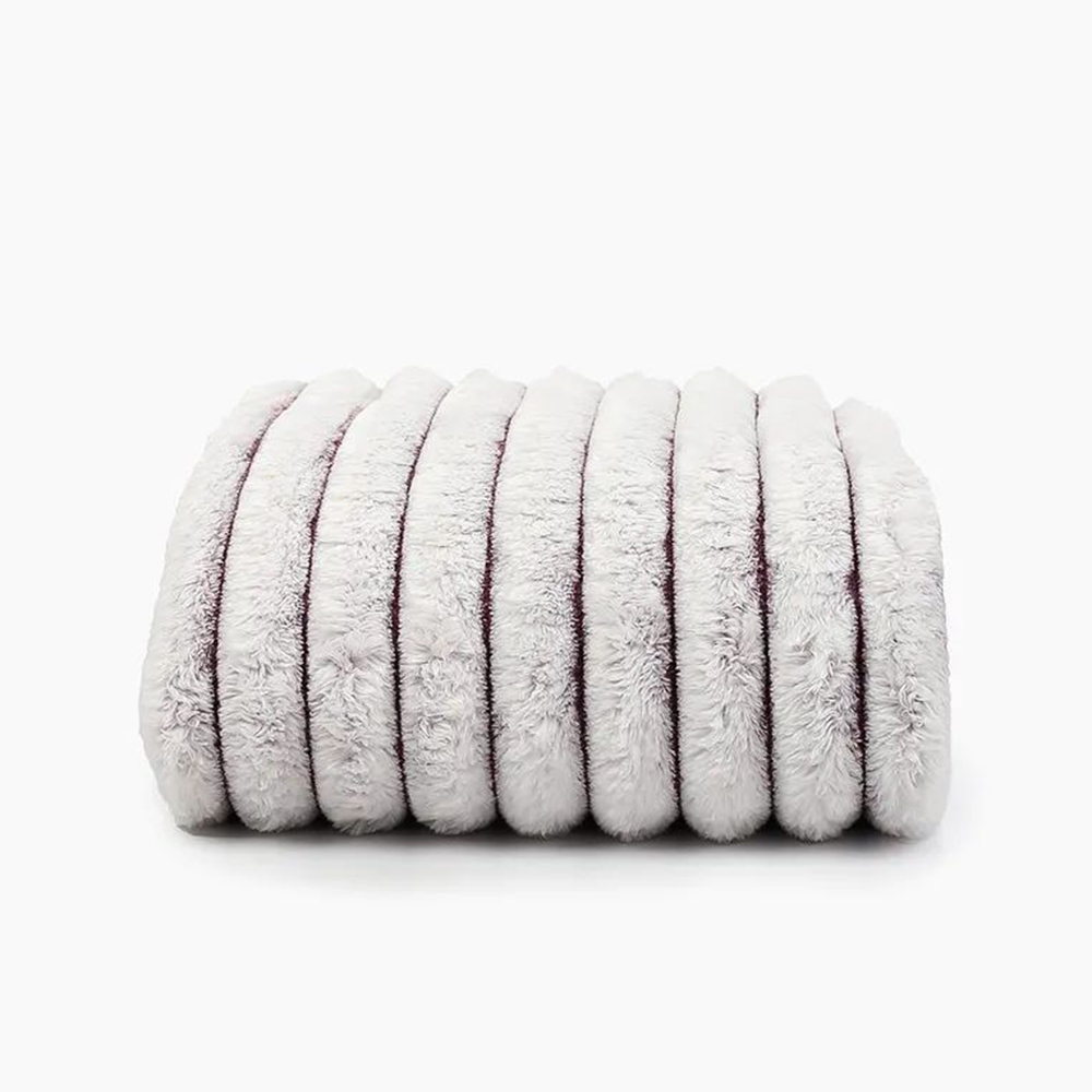 strip flannel blanket