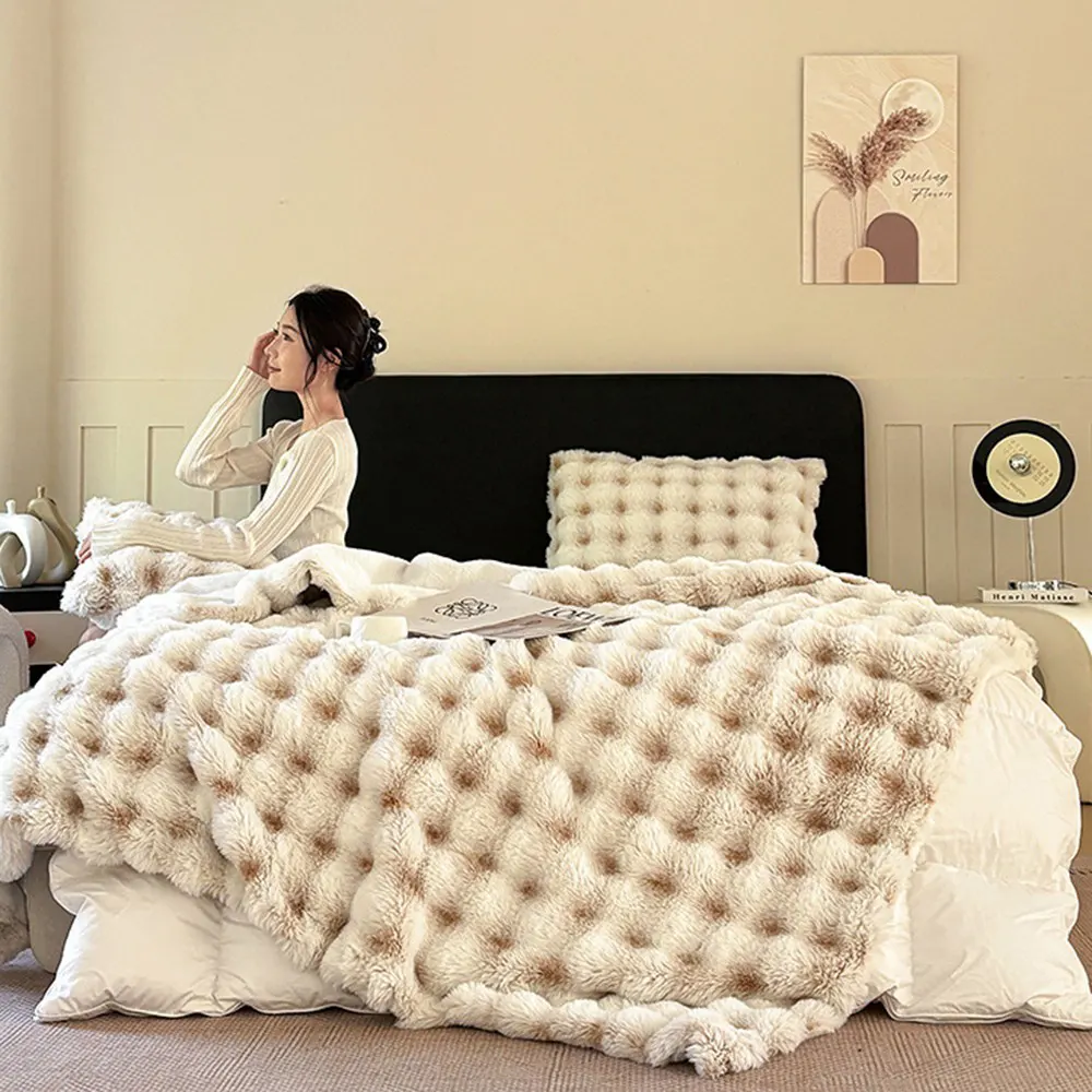 bubble flannel blanket