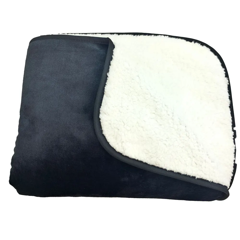 Double Layers Flannel and Sherpa Fleece Blanket  for Wholesalers and Chain Supermarkets 