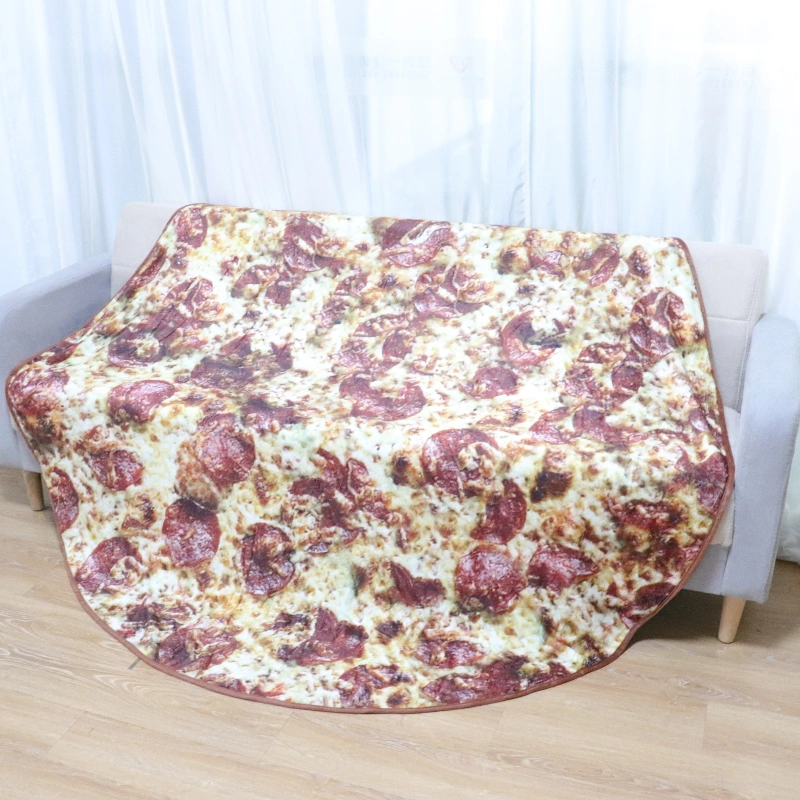 How to Makes a Cozy Flannel Pizza Blanket with Digital Printing​