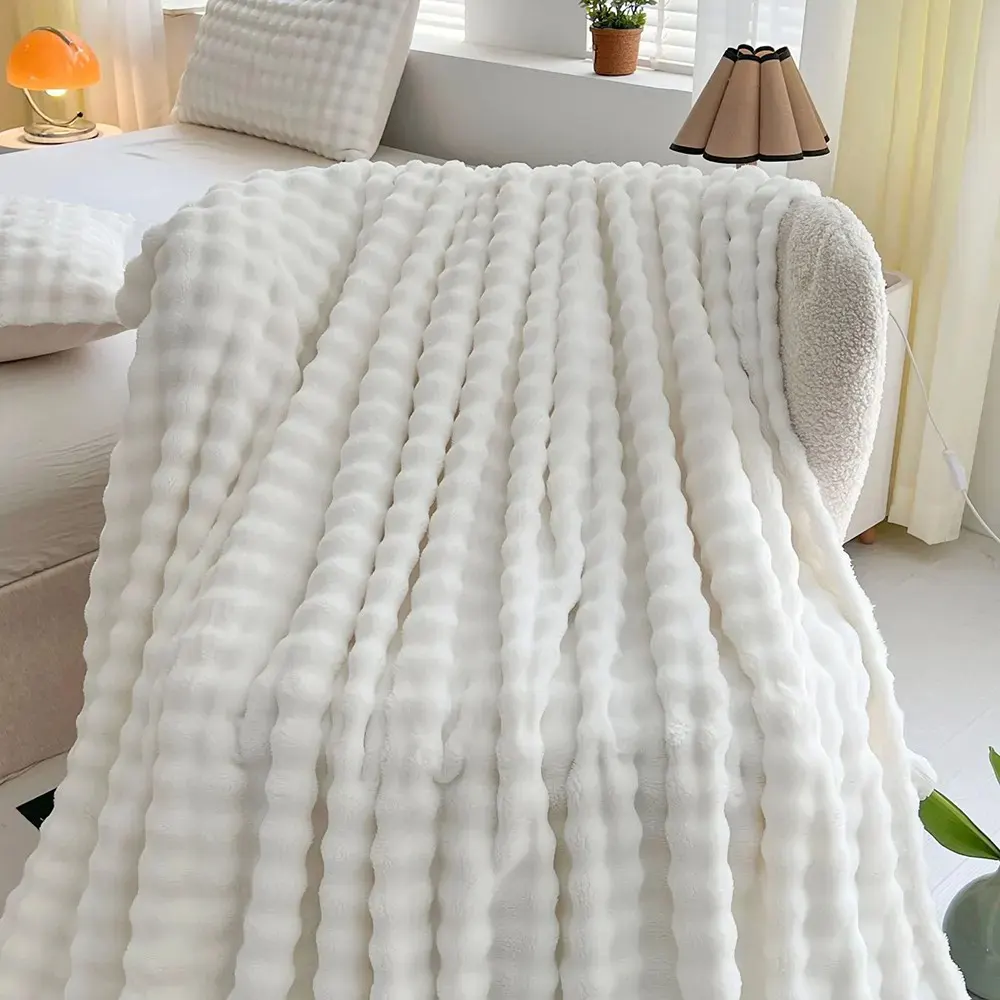bubble flannel blanket