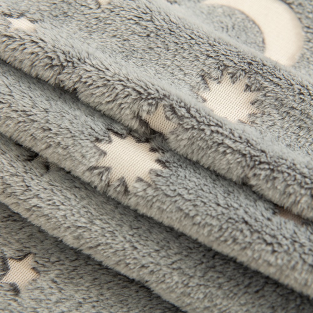 glow in the dark flannel blanket