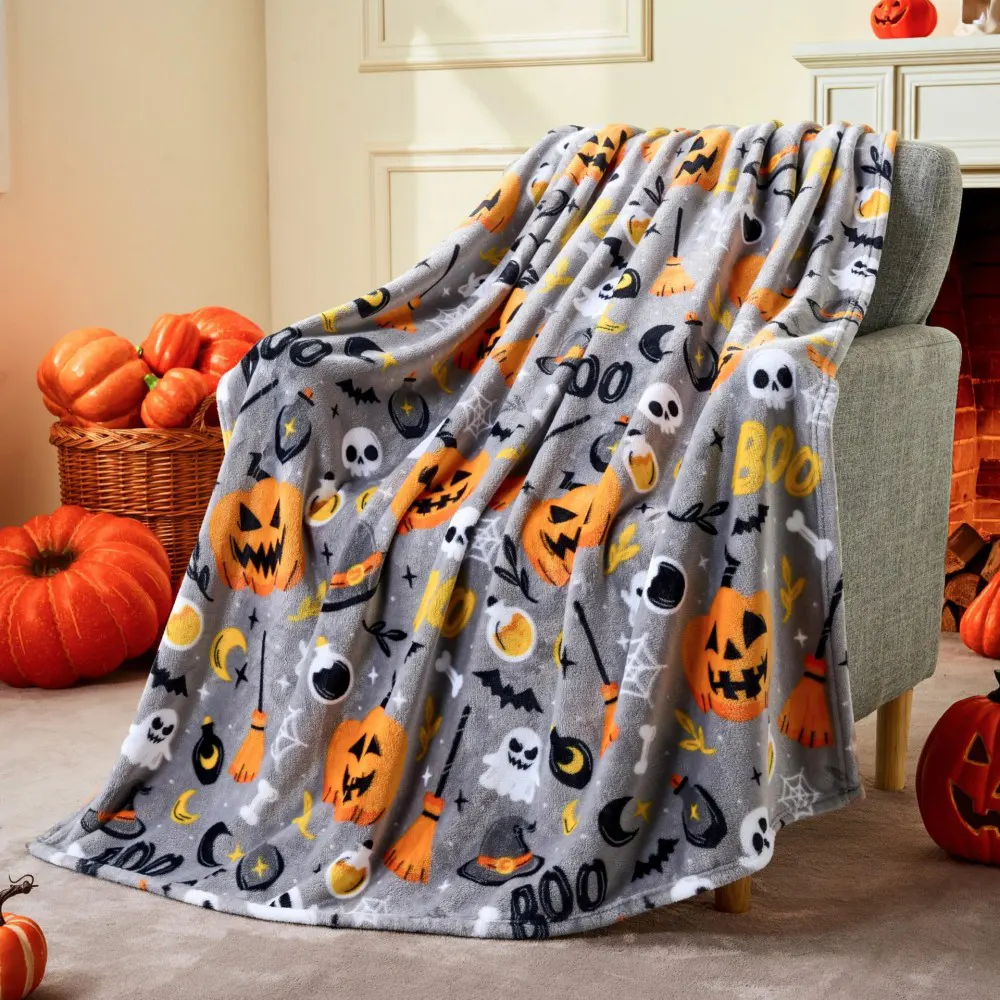 print flannel blanket