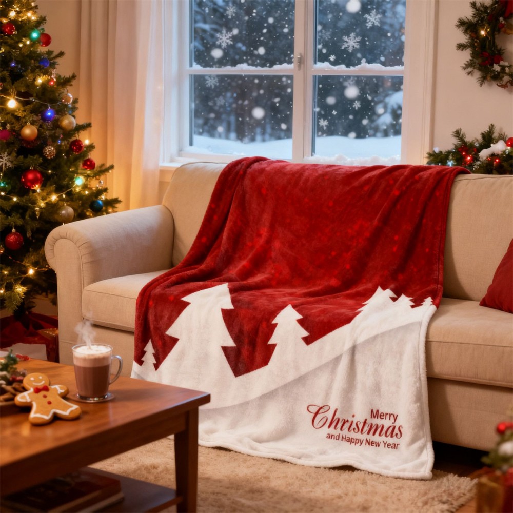 print flannel blanket