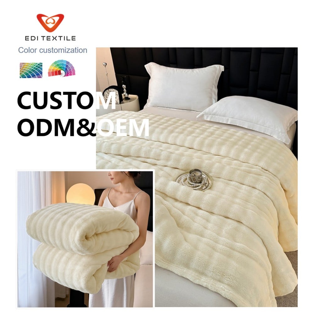 customizable pattern color size checkered printed sherpa blanket for b2b bulk orders-5