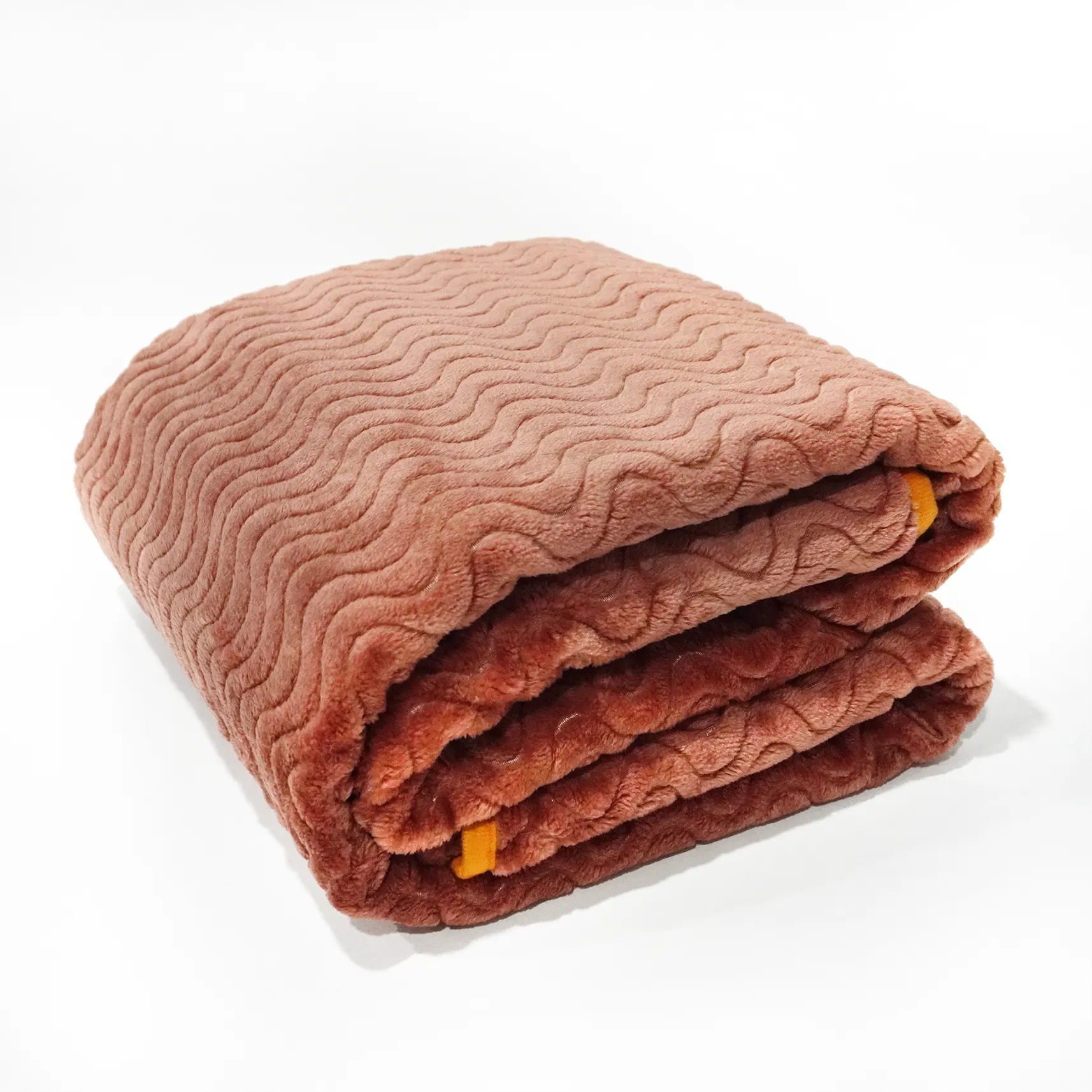 Waves Pattern Jacquard Flannel Blanket factory
