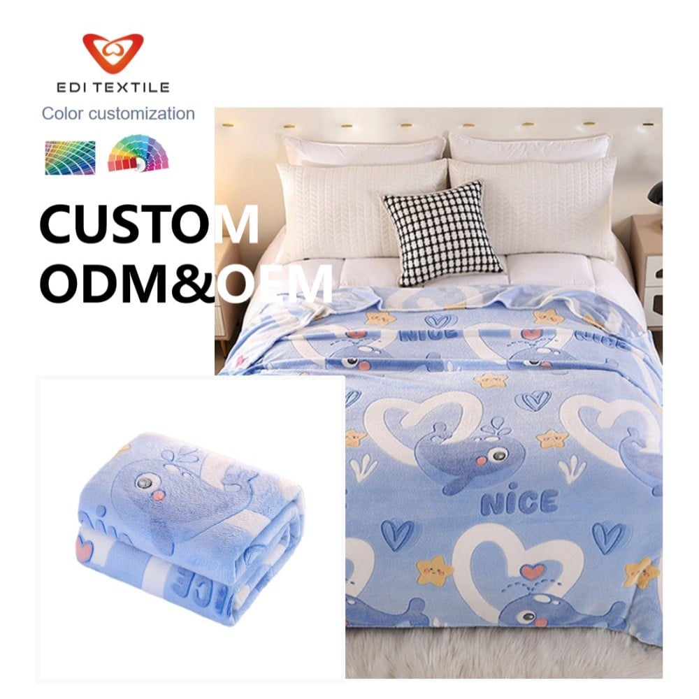 factory direct wholesale vertical ribbed striped flannel 2 in 1 foldable travel blanket for airplane supermarket-6