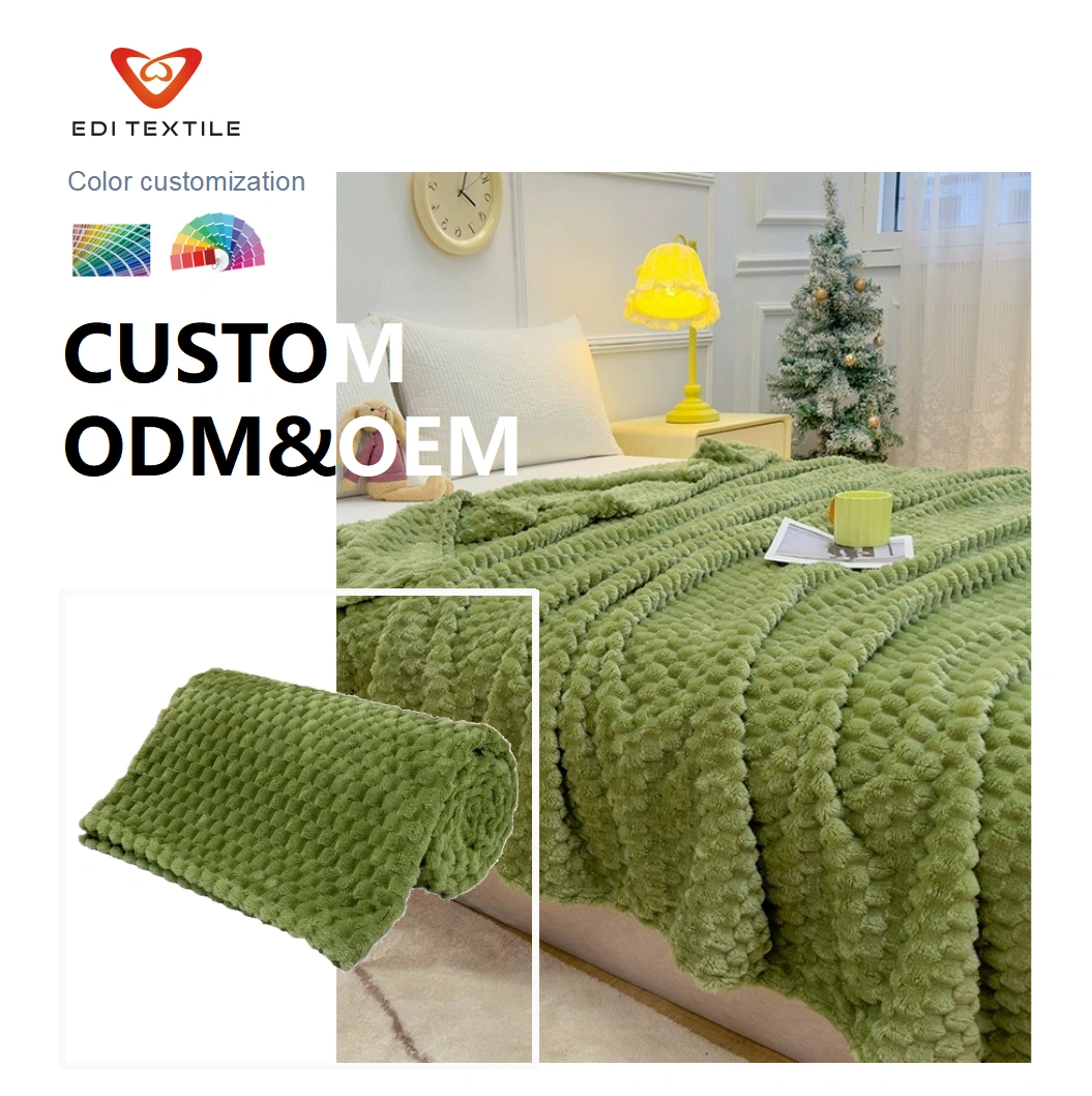 double sided brushed anti pilling polar fleece blanket custom oem odm bulk polar fleece textile for chain supermarkets global home textile importers and wholesale distributors-4