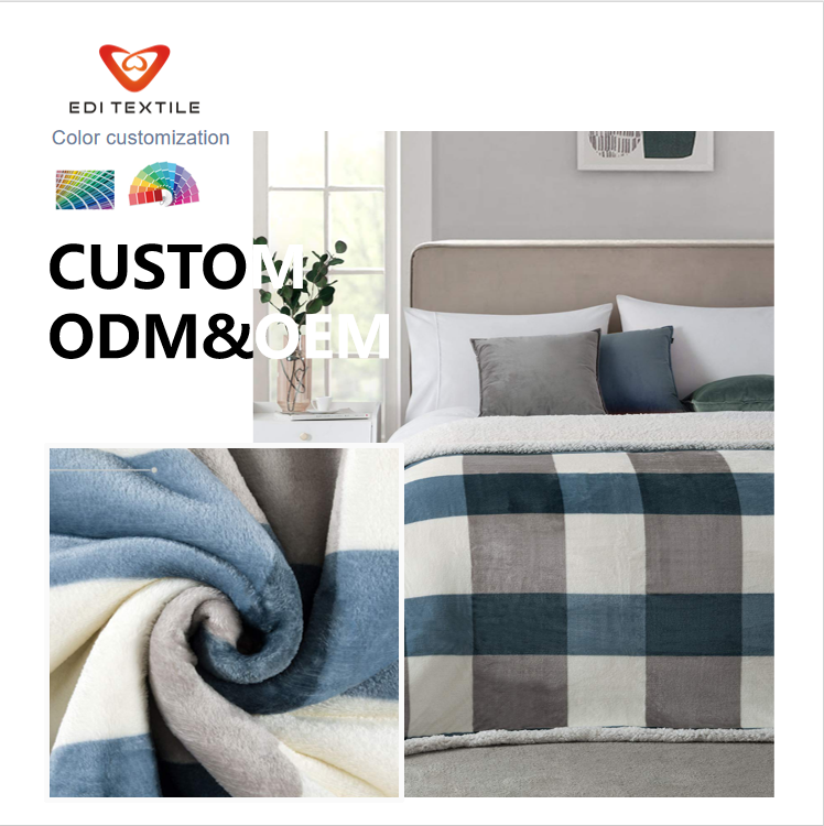 pv fleece double layer reversible throw blanket ultra plush cloud soft fuzzy warm cozy blanket for living room home decor all seasons-4