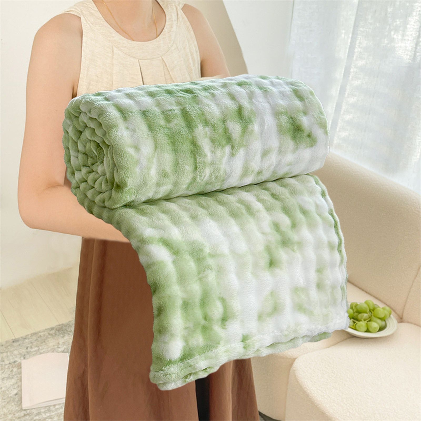bubble flannel blanket
