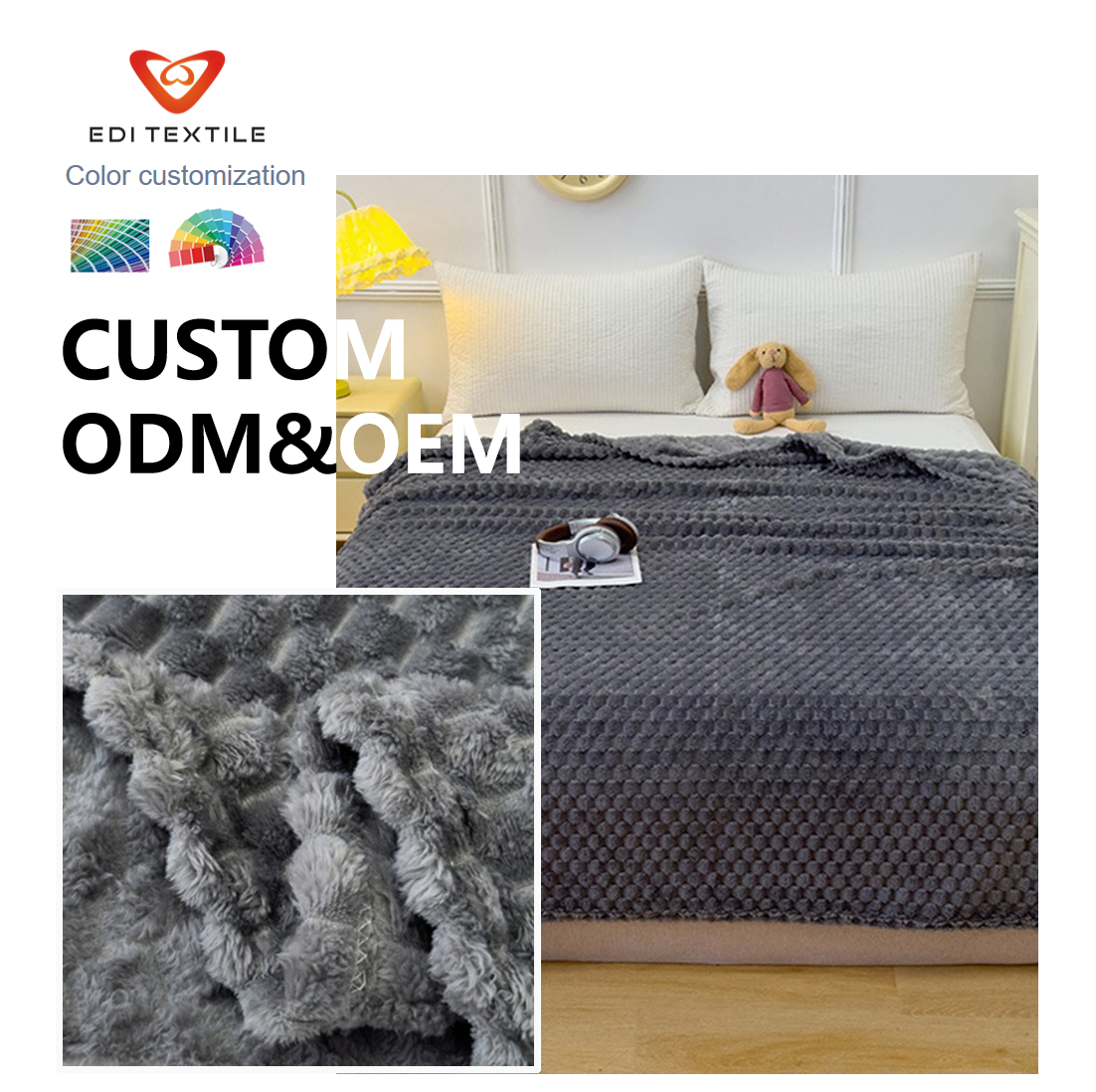 50x60inch factory direct supply cartoon printed double layer flannel blanket home textile for chain supermarkets global childrens product importers and wholesale distributors-7