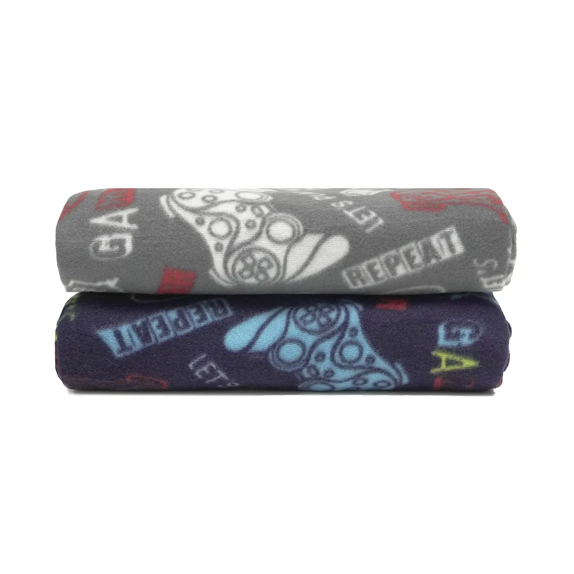 Game Machine Printed Polar Fleece Fabric