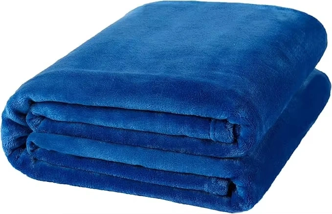 factory direct wholesale cream beige reversible shaggy long pile pv fleece  flannel throw blanket premium anti shed fuzzy plush blanket for supermarket home textile-6