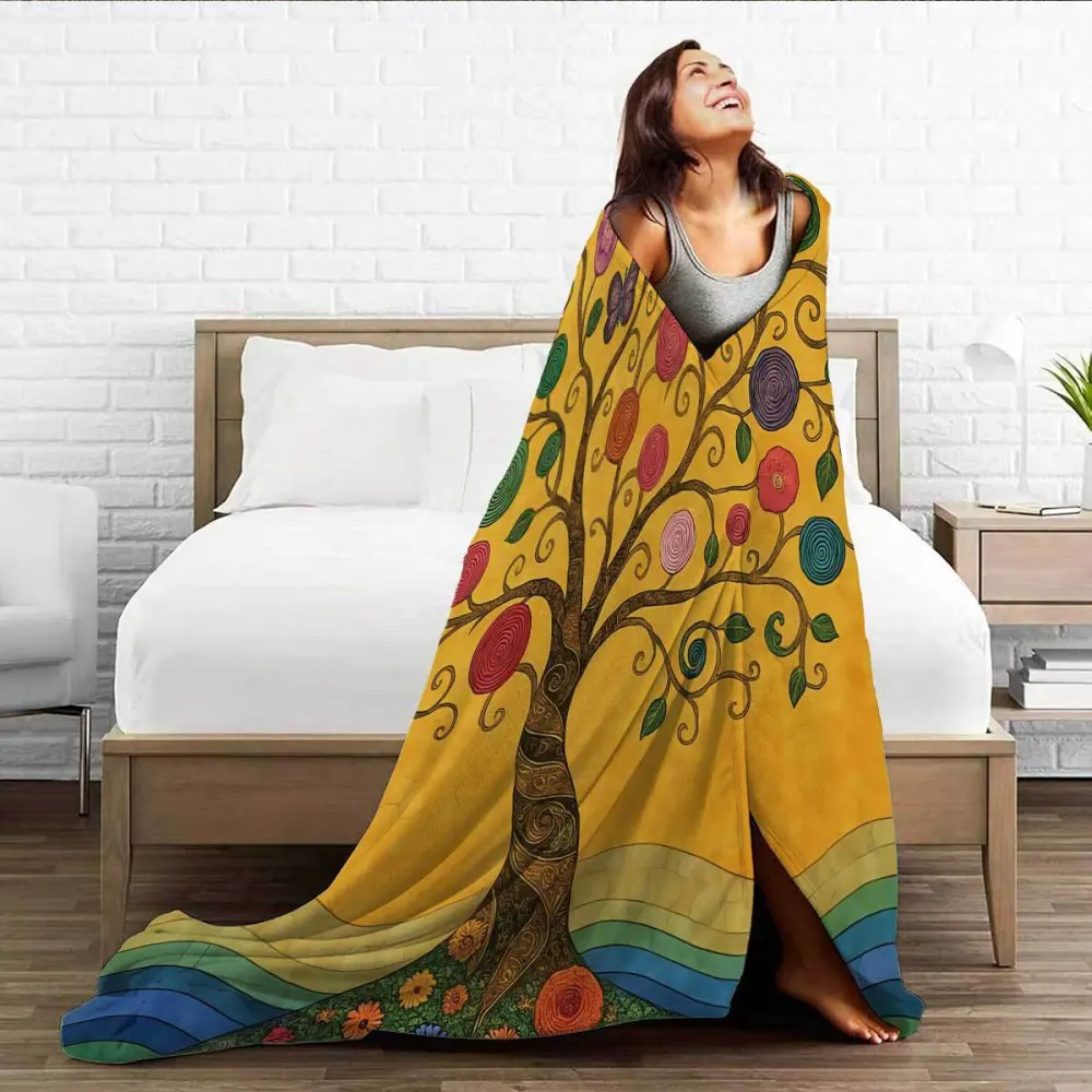print flannel blanket