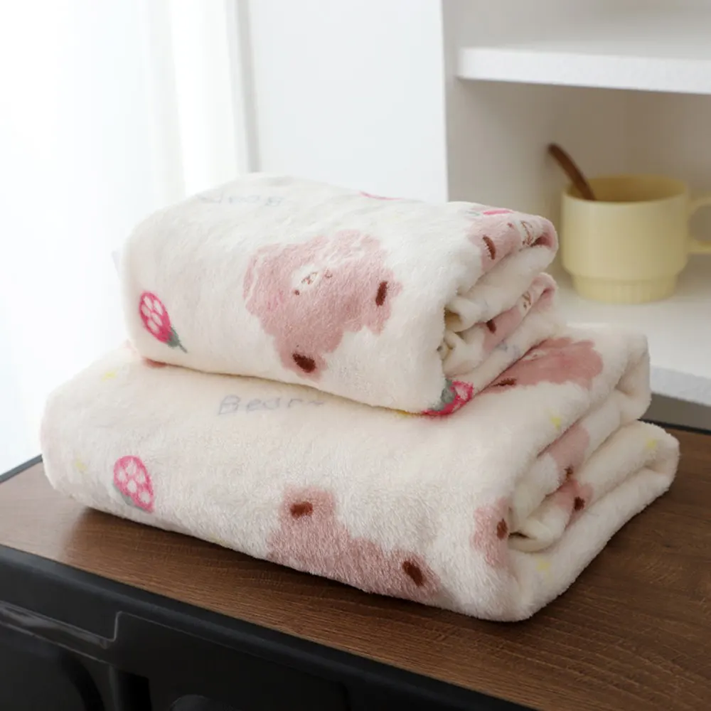 Children print flannel blanket