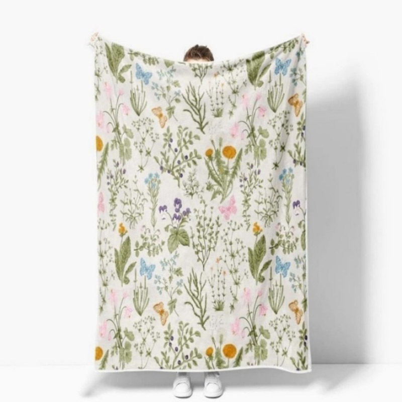 print flannel blanket