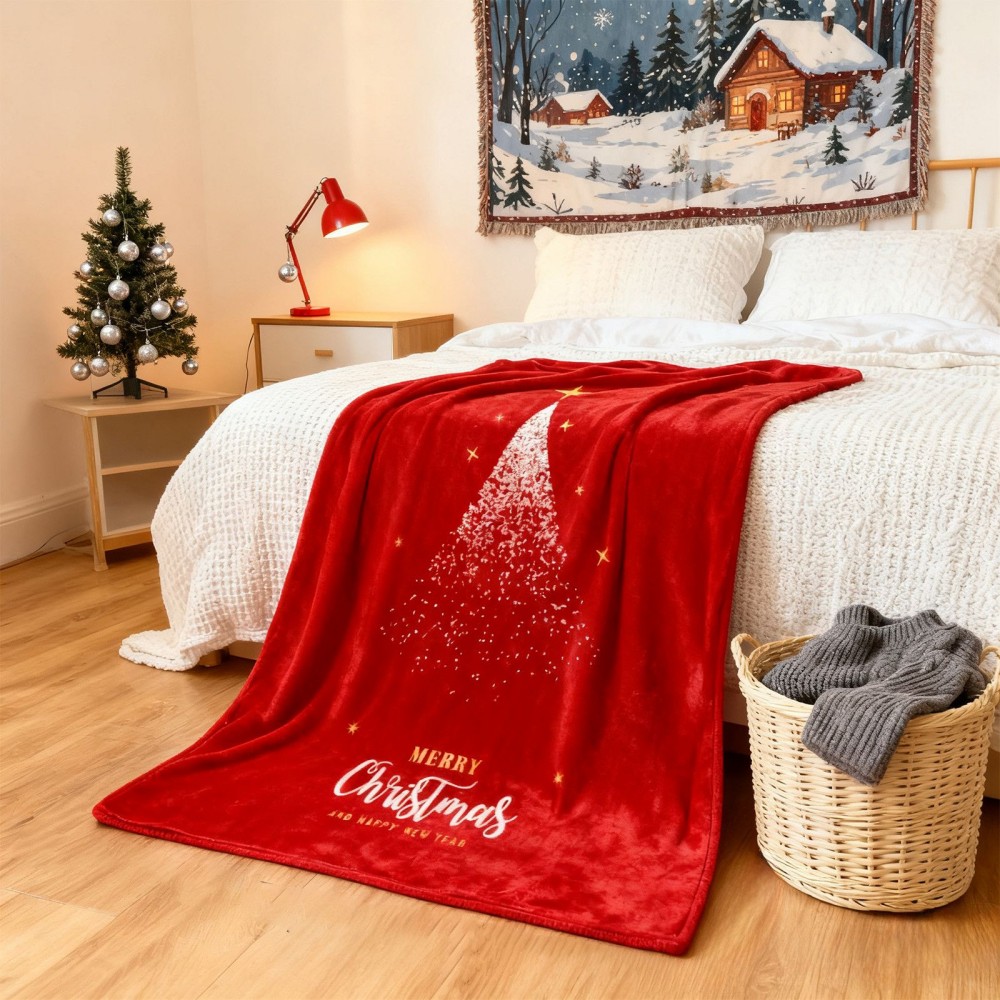 print flannel blanket