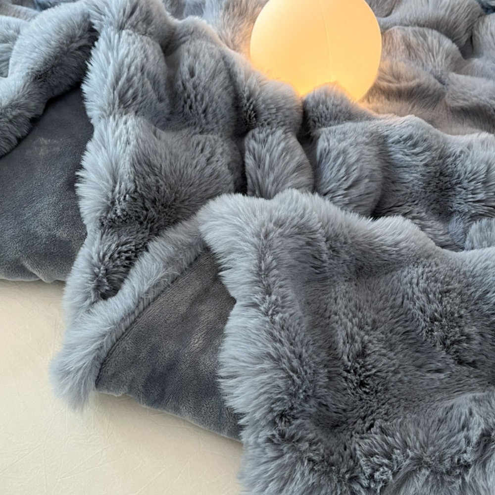 bubble flannel blanket