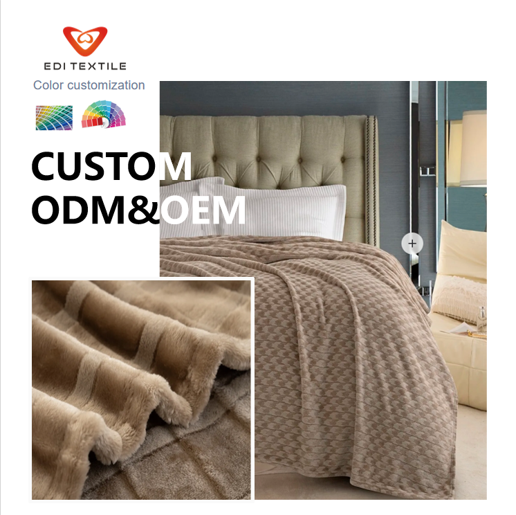 home textile custom oem odm bulk multi color pv fleece throw blanket for chain supermarkets global home textile importers and wholesale distributors-6
