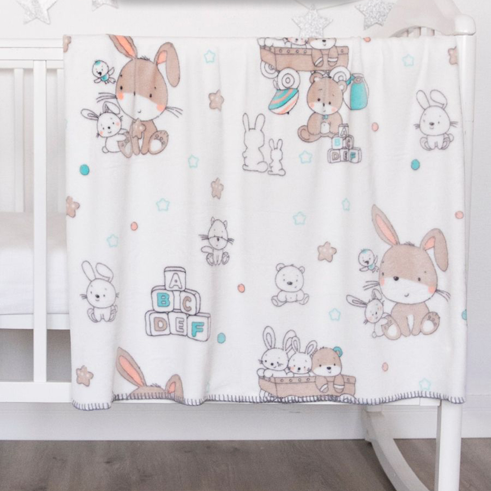 print flannel blanket