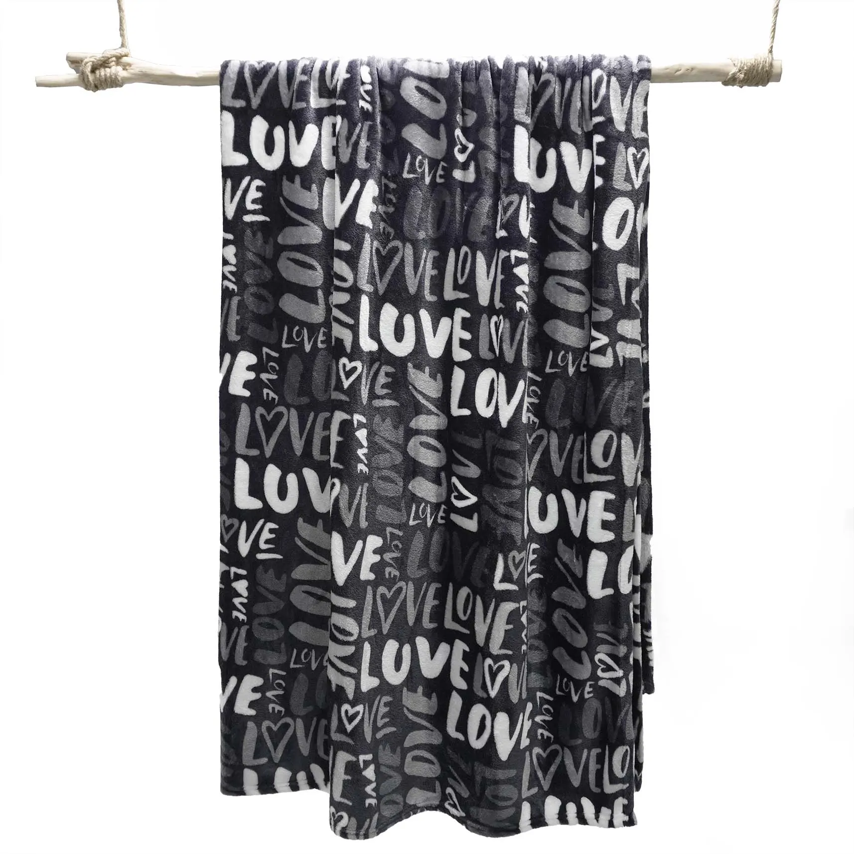 Love Letters Printing Flannel Blanket