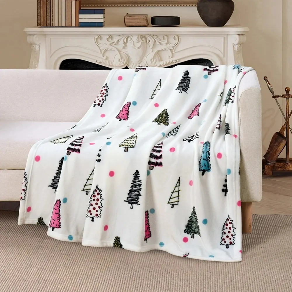 print flannel blanket