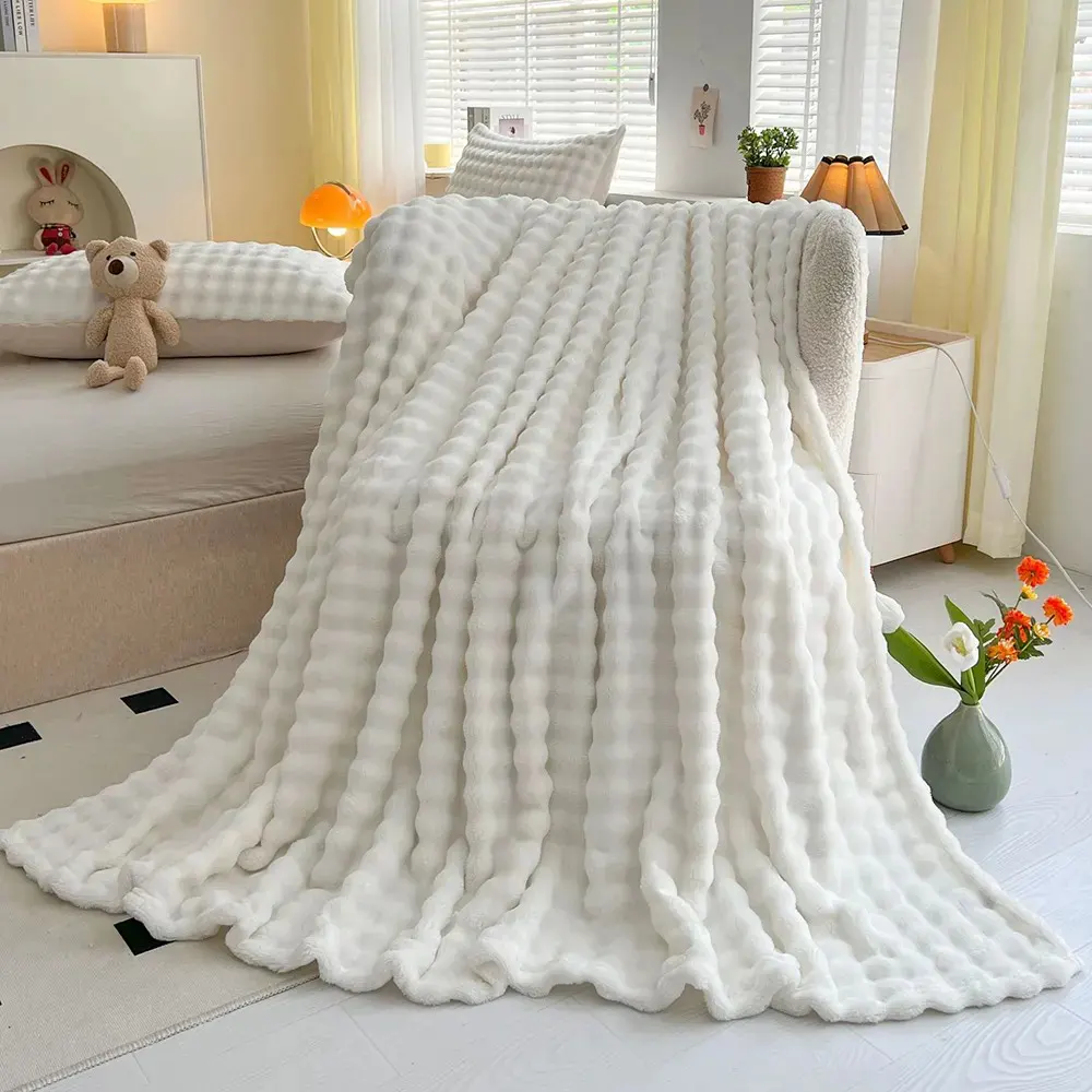 bubble flannel blanket
