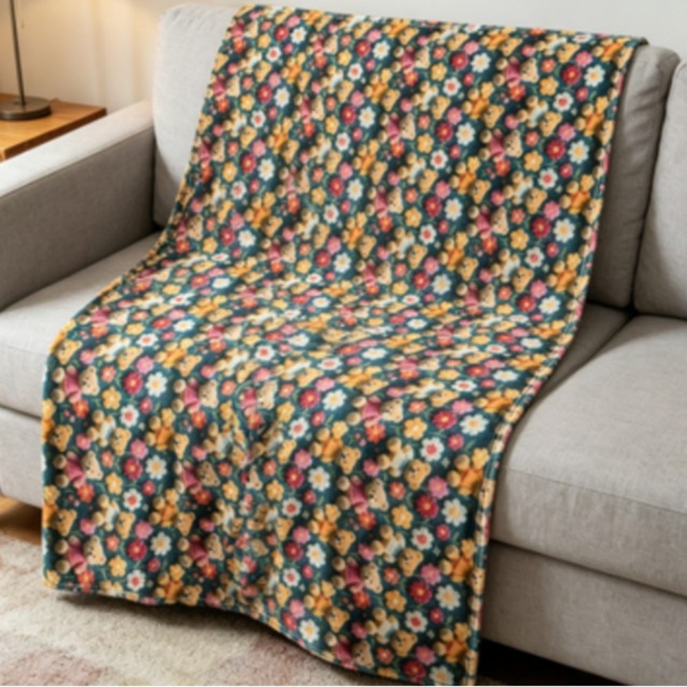 print flannel blanket