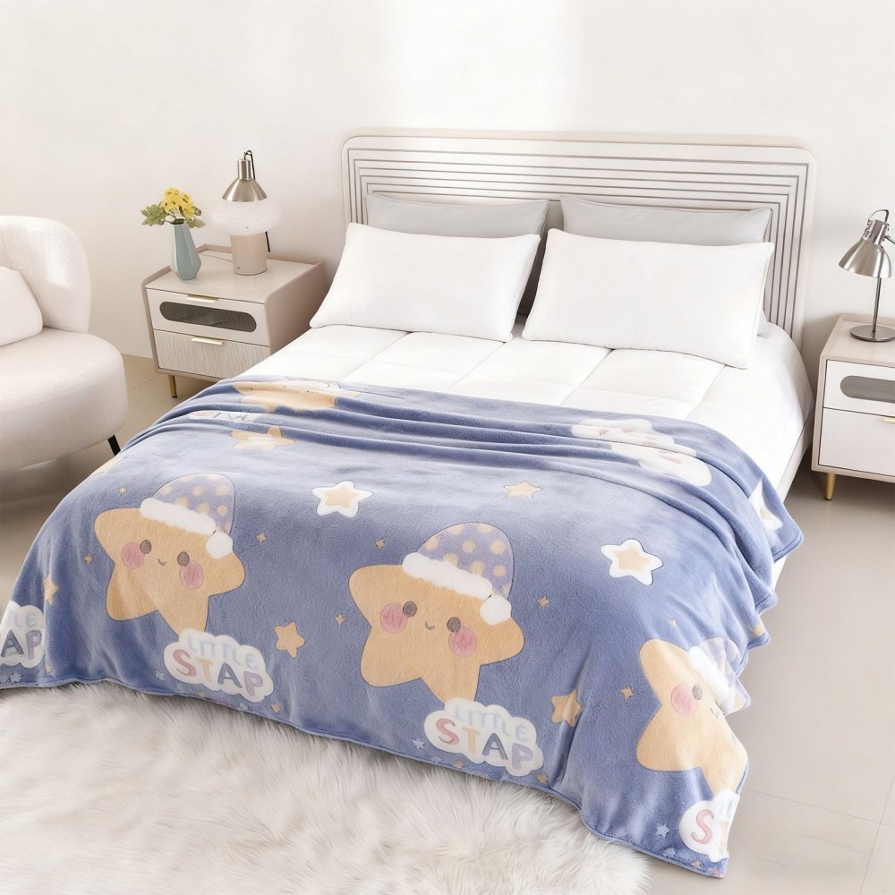 print flannel blanket