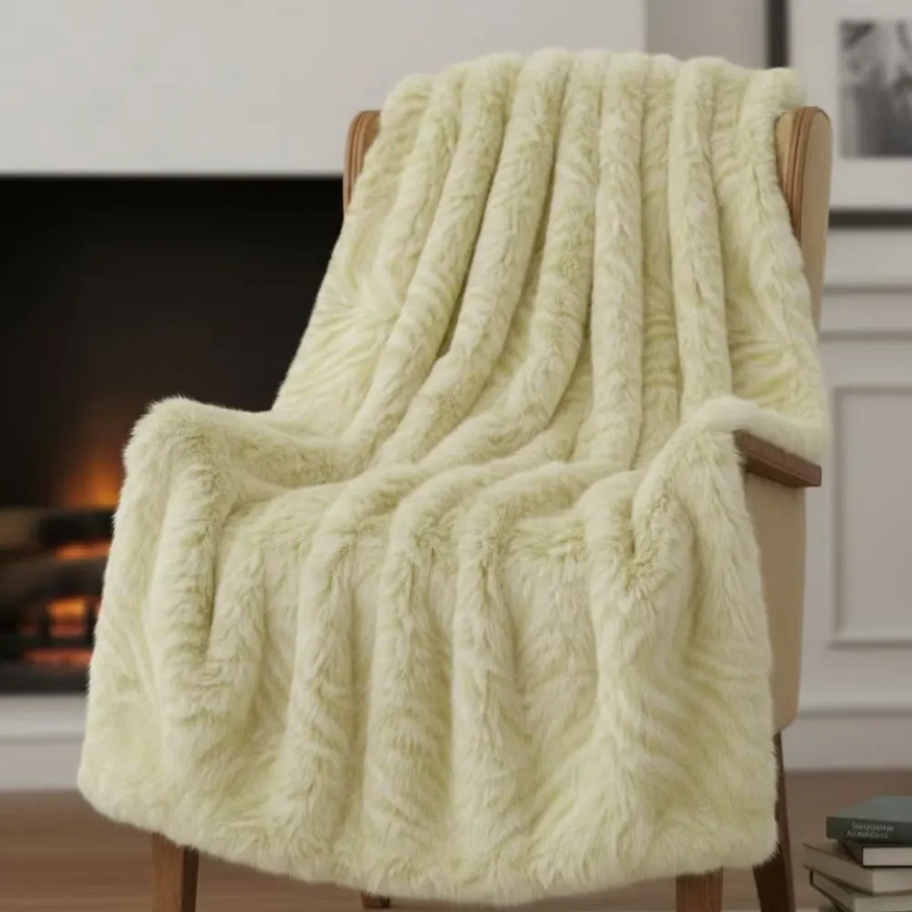 rabbit fleece blanket